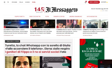 Media Key Il Messaggero cambia grafica nuovo sito web e