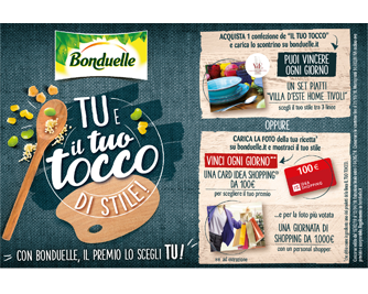 Media Key La Gamma Bonduelle Il Tuo Tocco Presenta Tu E Il Tuo Tocco Di Stile Il Nuovo Concorso Che Premia La Creativita In Cucina