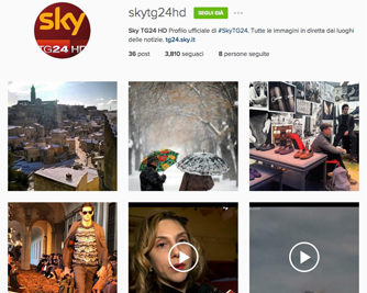 Sky Tg 24 Hd - Media Key Sky Tg24 Hd Arriva Su Instagram Informare Attraverso Le Immagini Al Passo Con Le Esigenze Degli Utenti